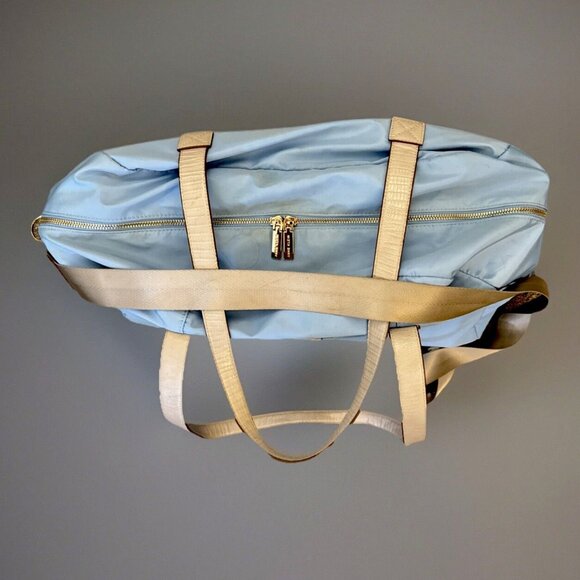 Anna Klein Travel Bag – Expandable, Lightweight Durable Waterproof Blue Carry On - Picture 5 of 6